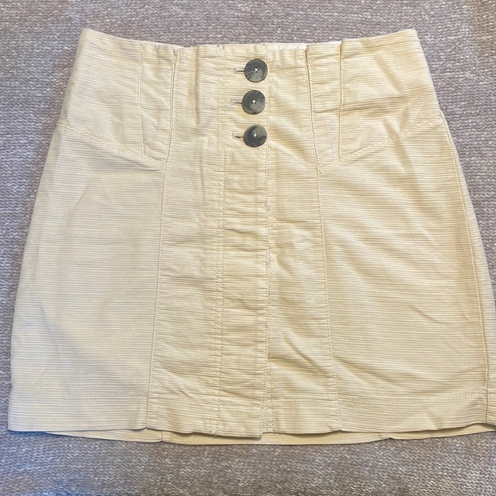 Free people mini high waist skirt